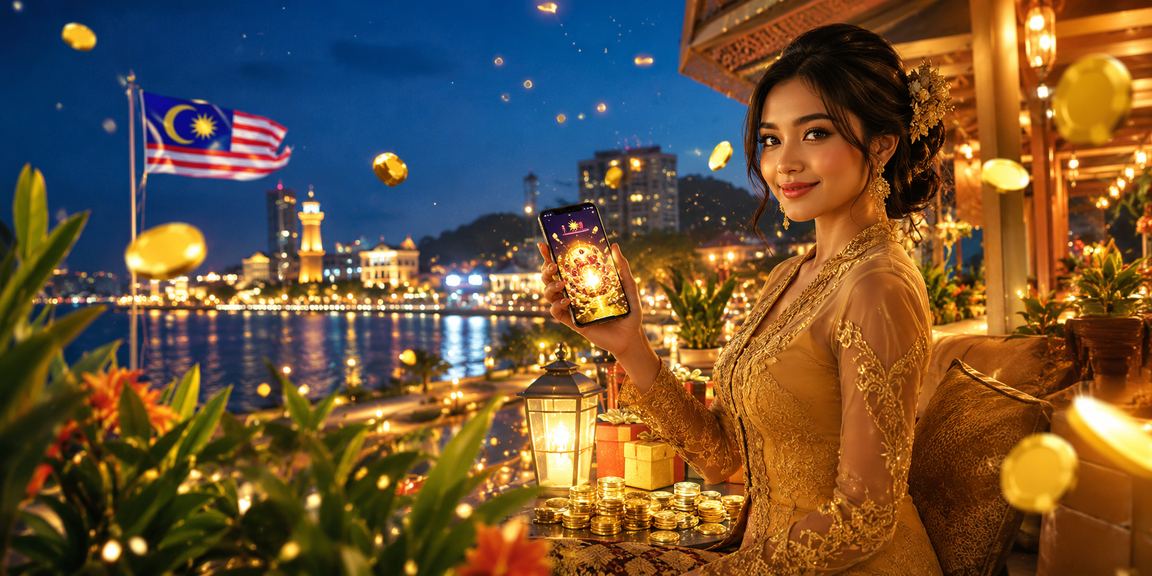 Pengguna mudah alih Malaysia bermain kasino memakai kebaya